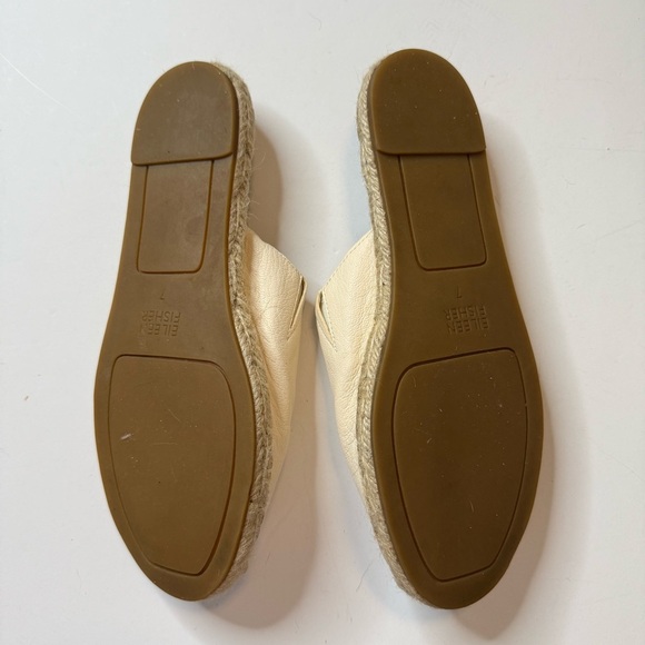 Eileen Fisher Cream Espadrille Slip-Ons - Picture 6 of 6